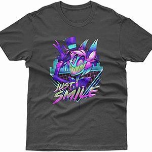 Hazbin Hotel Neon Alastor Retro Tshirt